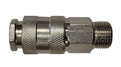 Пневматический Фитинг М 3/8M быстроразъемная пневморозетка с наружной резьбой