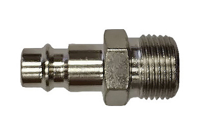 Пневматический Фитинг П 1/4M быстроразъемный штекер с наружной резьбой