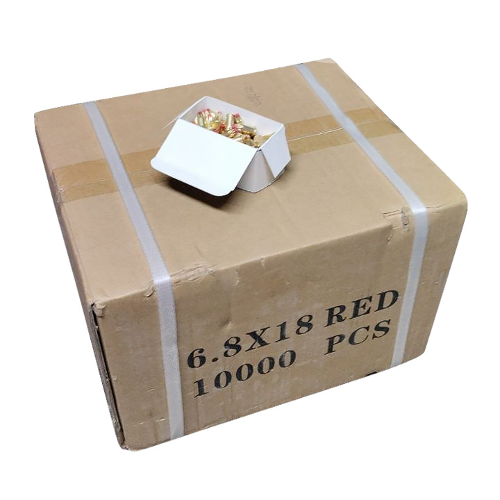 Патроны монтажные 6х8x18 Red коробка