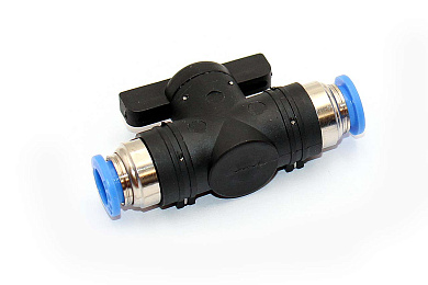 Кран шаровой с цанговым соединением 8 мм NBPT