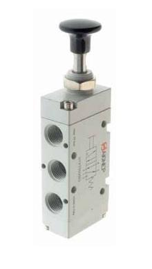 Распределитель AIGNEP с кнопкой 5/2, двухпозиционный, 1/8