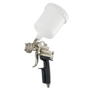 Краскопульт для нанесения грунтов и красок, с верхним алюминиевым бачком 1 л UR/S PLUS 27522