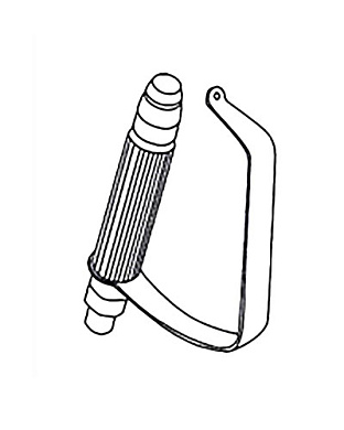 Ручка пистолета AH5000 в сборе с шарнирным соединением и защитной скобой