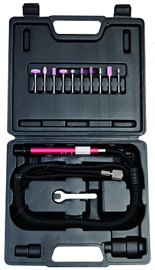 BM-516K Пневматическая бормашинка для мелких работ в наборе с абразивными насадками