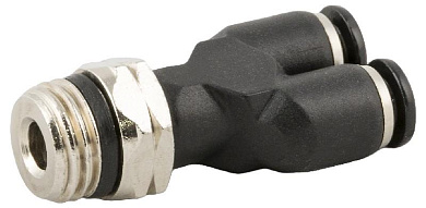 Фитинг цанговый Y 6-1/4 M (короткий) технополимер AIGNEP тройник