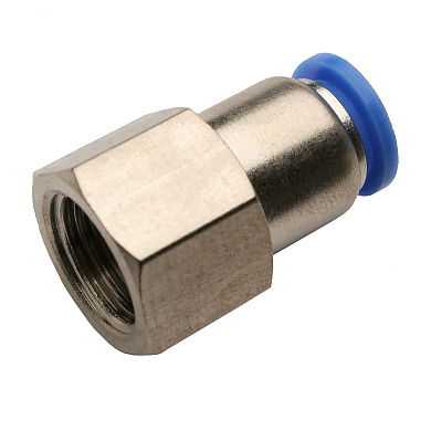 Фитинг цанговый комбинированный прямой 6мм - резьба внутренняя М 8 NBPT