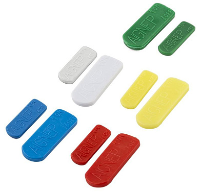 Накладка на рукоятку шарового крана AIGNEP пластиковая, зеленая, размер B