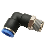 Фитинг цанговый комбинированный угловой 6мм - резьба наружная метрическая М 10х1,5 NBPT