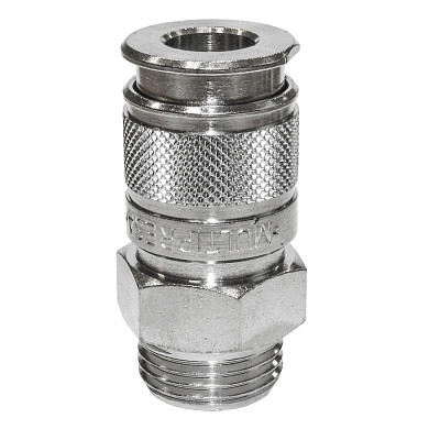 Фитинг М 1/2M AIGNEP быстроразъемная пневморозетка с наружной резьбой