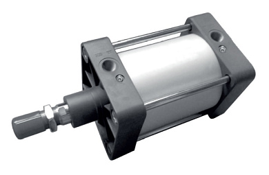 Пневмоцилиндр с открытыми шпильками 250x800 по ISO 6431