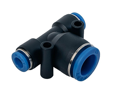 Фитинг цанговый пластиковый тройник 4мм - 6мм - 4мм NBPT