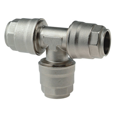 Соединитель AIGNEP INFINITY, латунь,тройник, цанговый, T 32