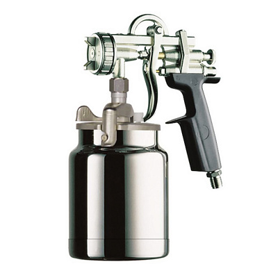 Краскопульт с нижним алюминиевым бачком 1 л UR PLUS 27012