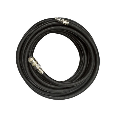 Шланг резиновый воздушный армированный 6х13мм, 10м с быстроразъемными соединениями