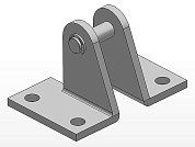 Крепление на заднем шарнире MAL-SDB-16