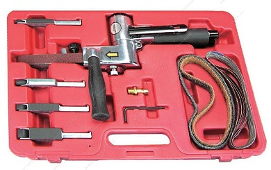 BM-6Z-6201K Ленточная пневмошлифмашина в наборе с консолями 6-10-13-20х457 мм