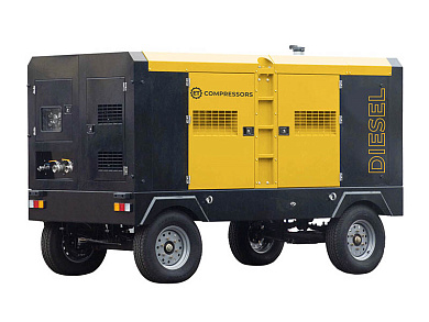 Дизельный винтовой компрессор ETSD-1200T-25 нашасси
