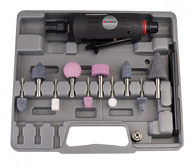 BM-53-5227K Пневматическая бормашинка с набором абразивных насадок