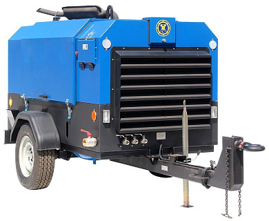 Компрессор передвижной винтовой дизельный АСО-ВК75/7ПД