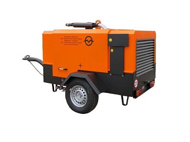 Компрессор винтовой дизельный ММЗ-ПВ12/0,7 (на шасси)