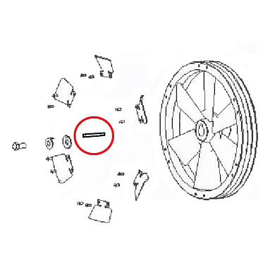 Шпонка 2-12х8х80 СТП К7.508-72 (415)