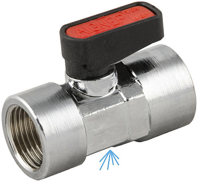 Кран шаровой со сбросом давления 3/8'' FF AIGNEP
