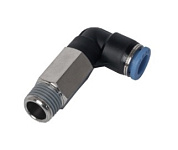 Фитинг цанговый комбинированный угловой удлиненный 10мм - резьба наружная коническая R 1/2 NBPT