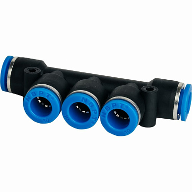 Коллектор цанговый пластиковый 8мм NBPT