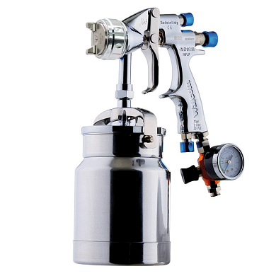 Краскопульт с нижним алюминиевым бачком 1 л Genesi Top Line I GEO 934019