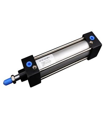 Пневмоцилиндр с открытыми шпильками 160x125 по ISO 6430