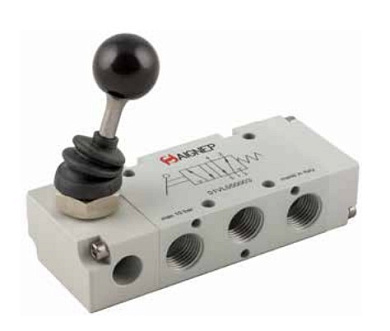 Распределитель AIGNEP с рычагом 5/2, двухпозиционный, 1/8