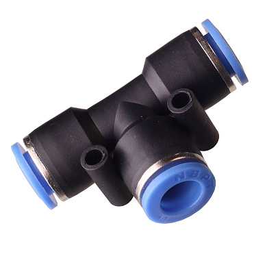 Фитинг цанговый пластиковый тройник 8мм NBPT