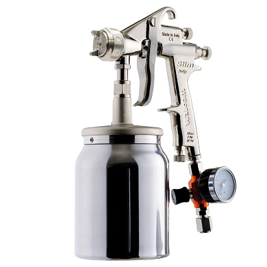 Краскопульт с нижним алюминиевым бачком 1 л Slim I HVLP 1007022