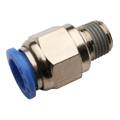 Фитинг цанговый комбинированный прямой 4мм - резьба наружная метрическая М 8 NBPT