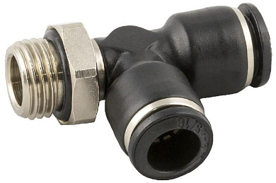 Фитинг цанговый T 10-1/2-10 технополимер AIGNEP тройник поворотный