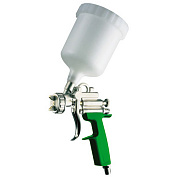 Краскопульт для нанесения грунтов и красок с верхним Пластиковым бачком 0,68 л OM GREEN 29017