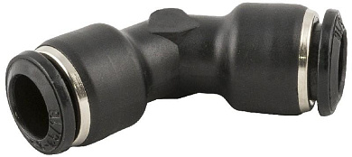 Фитинг цанга-цанга L 12-12 технополимер  AIGNEP угловой 45°