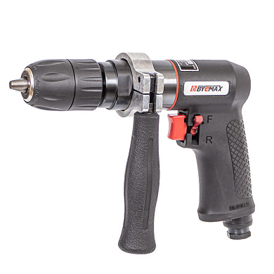 BM-74-7500-02 Пневмодрель реверсивная пистолетная 13 мм (1/2"), 800 об/мин 