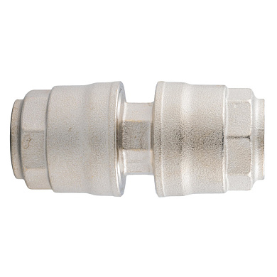 Соединитель AIGNEP INFINITY, латунь, прямой, цанга — цанга, 40-40