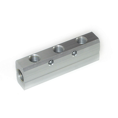 Коллектор алюминиевый AIGNEP двусторонний 1/2-3/8х3