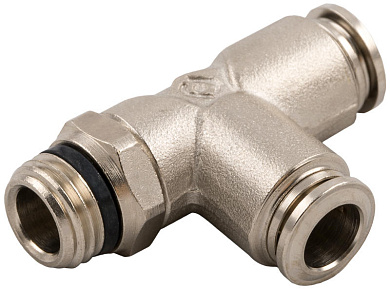 Фитинг цанговый T 10-10-3/8 M (короткий) AIGNEP тройник поворотный