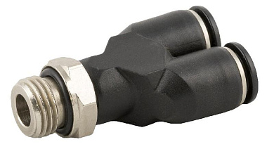 Фитинг цанговый Y 12-1/2 M технополимер AIGNEP тройник